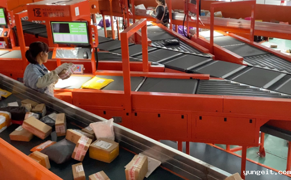 快递包裹分拣机,快递分拣机,体积测量DWS设备